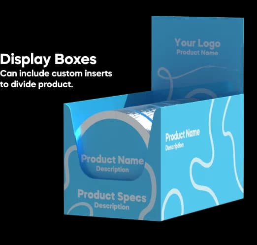 Custom display box for candy
