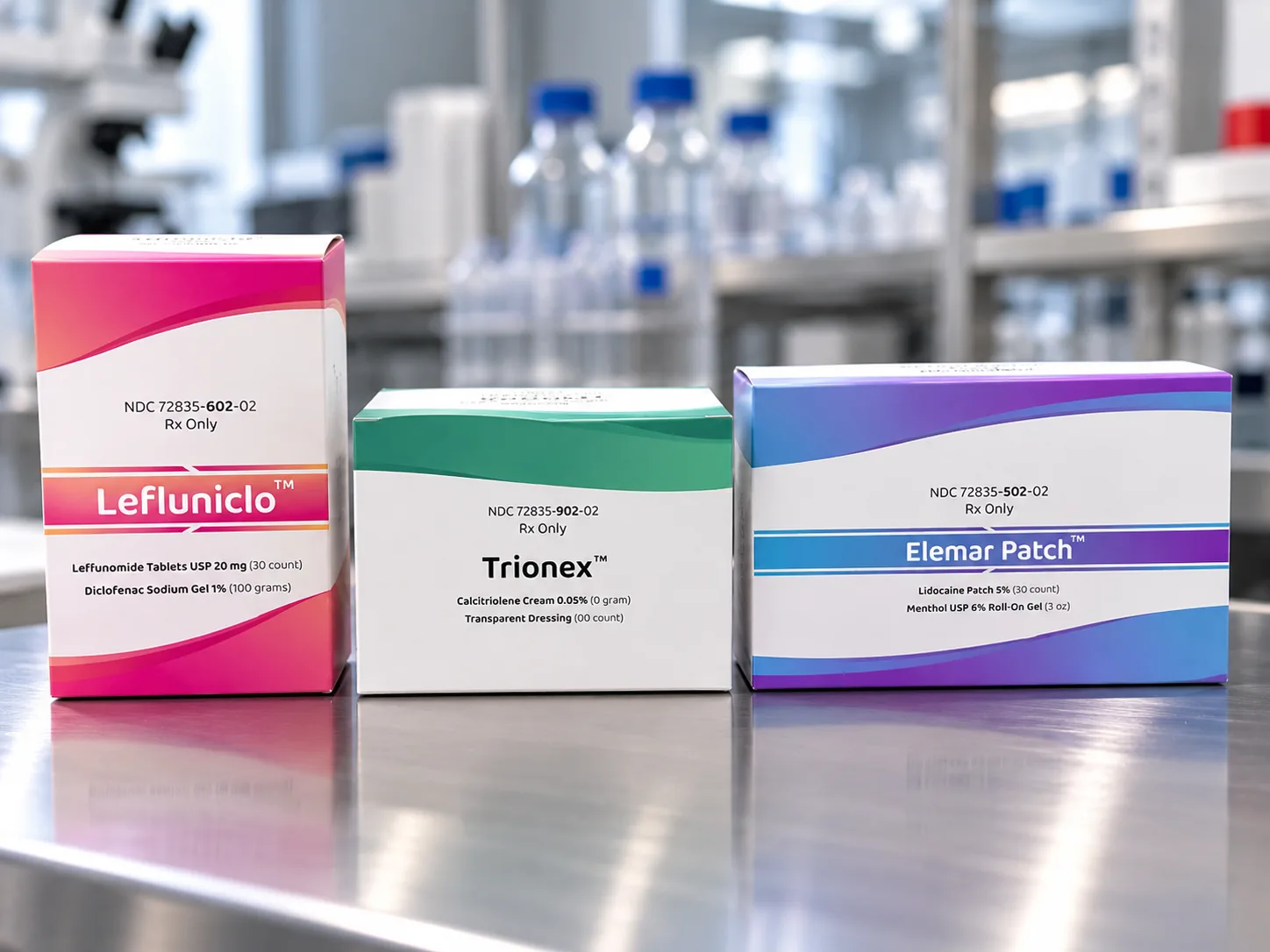 Pharmaceutical product packaging lineup